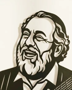 The “Joy” portrait of Rabbi Shlomo Carlebach, laughing